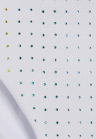 Bikinihose mit Strassverzierung - An den Seiten gebunden - WHITE