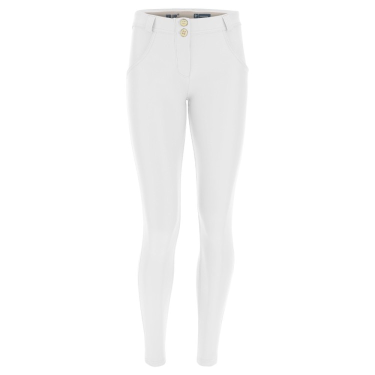 Freddy WR.UP® Eco Vegan Leather - Low Waist Super Skinny - W0 - White