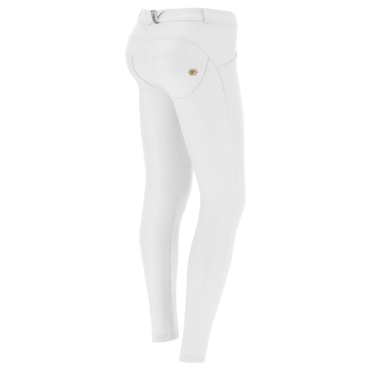 Freddy WR.UP® Eco Vegan Leather - Low Waist Super Skinny - W0 - White