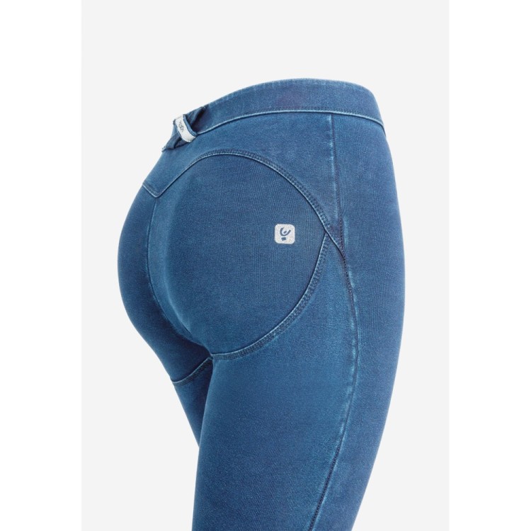 Freddy WR.UP® Yoga Jeans - 7/8 Regular Waist Super Skinny - J4B - Light Denim - Blue Seams