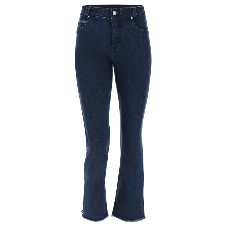 Freddy Fit Jeans - Straight Jeans in Stretch Denim - J0B - Dark Denim - Blue Seam