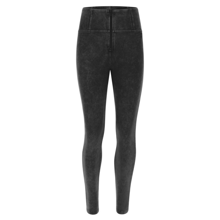 Freddy WR.UP® Eco - High Waist Skinny - Garment Dyed - N0 - Black