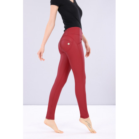 WR.UP® Ecoleather - Mid Waist Skinny - R680 - Red