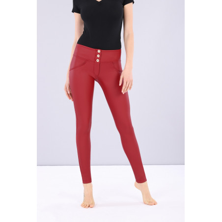 WR.UP® Ecoleather - Mid Waist Skinny - R680 - Red