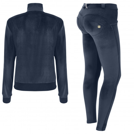 WR.UP® Tracksuit - Soft Chenille With Glitter Bands - B94 - Blue Nights