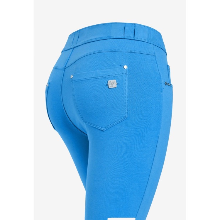 Freddy N.O.W.® Pants - 7/8 Mid Waist Super Skinny - B132 - Blue