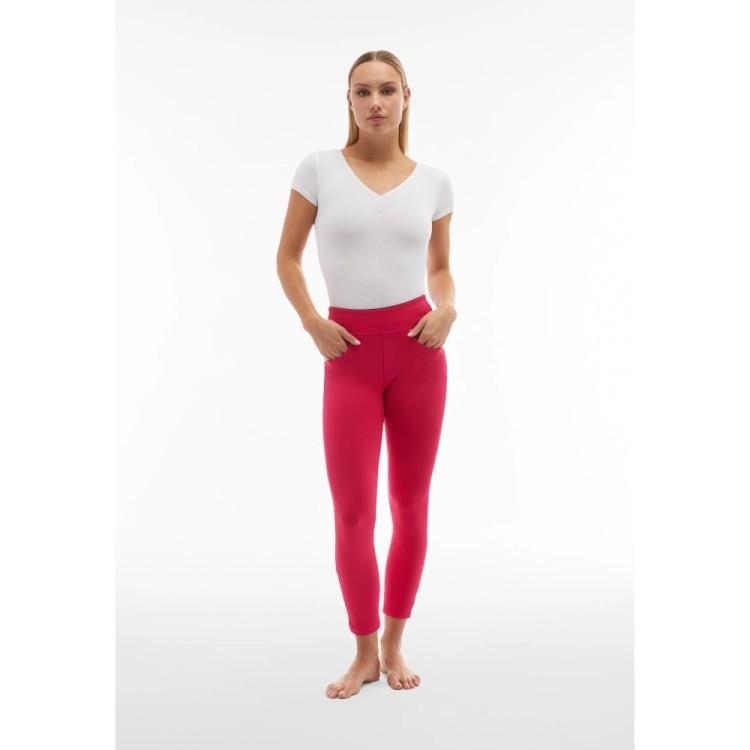 Freddy N.O.W.® Yoga Tech Pants - 7/8 Mid Waist Super Skinny - F99 - Pink