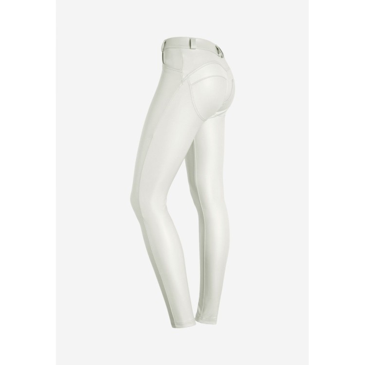 Freddy WR.UP® Vegan Leather Pants - Regular High Waist Super Skinny - I35 - White
