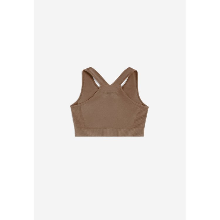 Freddy Seamless Sport Top - M105 -  Brown