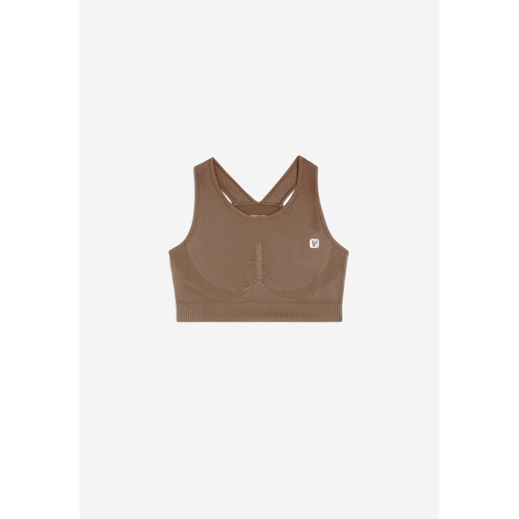 Freddy Seamless Sport Top - M105 -  Brown