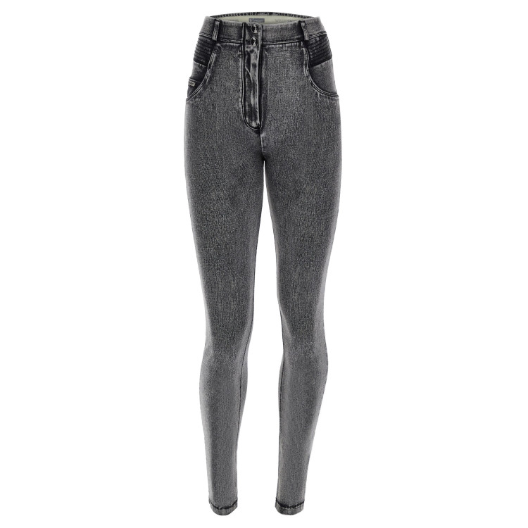 Freddy WR.UP® Snug Push-Up Jeans - Super High Waist Skinny - J131N - Grey - Black Seam