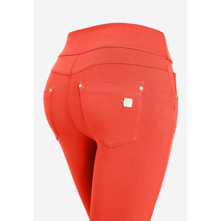 Freddy N.O.W.® Yoga Pants - Mid Waist Skinny - R126 - Red