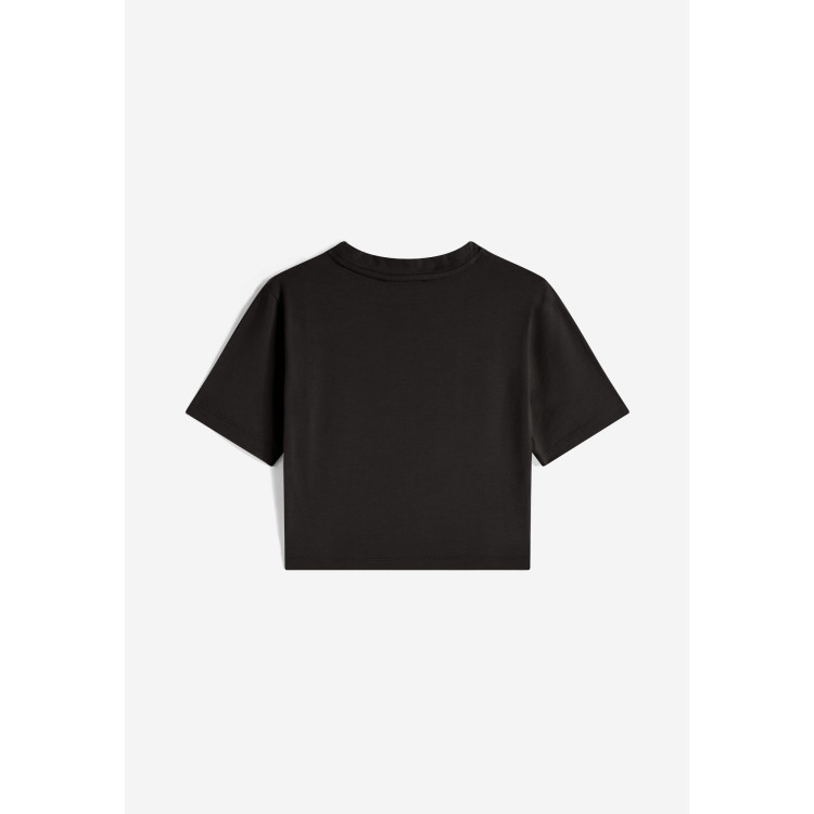 Freddy Slim-Fit Crop Top - Garment-Dyed - Black