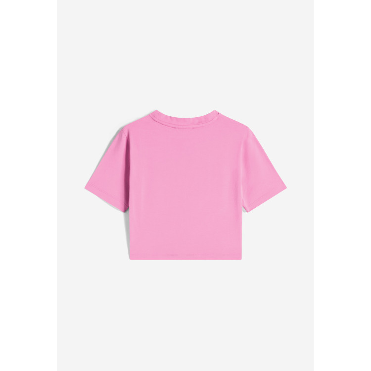 Freddy Slim-Fit Crop Top - Garment-Dyed - Pink