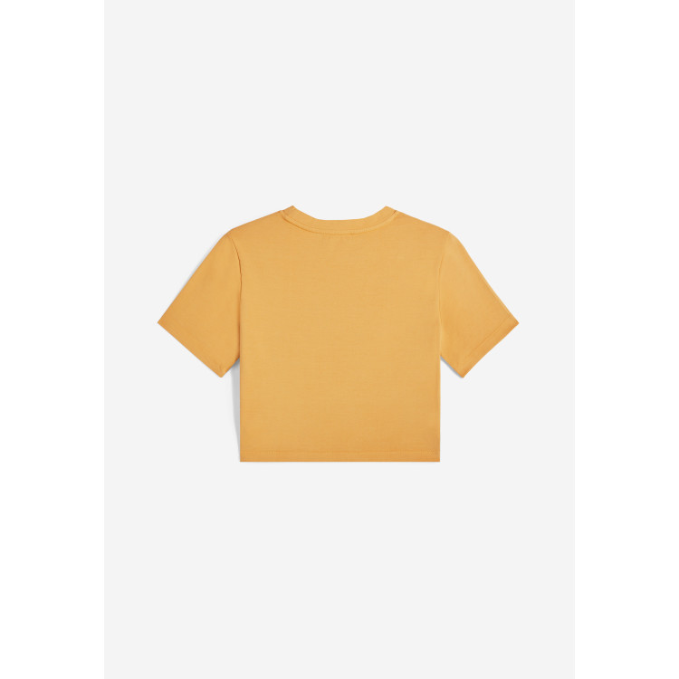 Freddy Slim-Fit Crop Top - Garment-Dyed - Orange