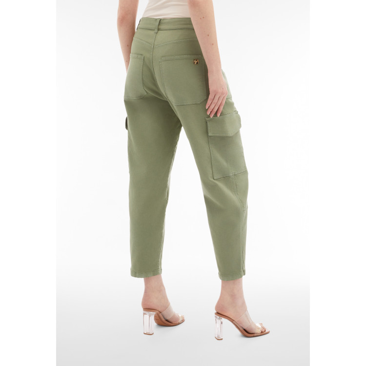 Freddy Fit Jeans - Super High Waist - Cargo - Green