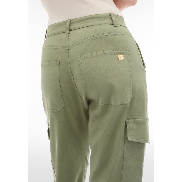 Freddy Fit Jeans - Super High Waist - Cargo - Green