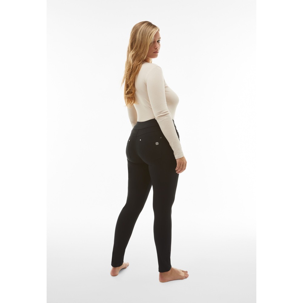 Freddy N.O.W.® Yoga Pants - Mid Waist Skinny - N - Black