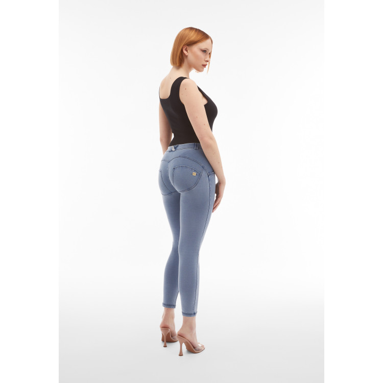 Freddy WR.UP® Eco Denim - Regular Waist Skinny - J107B - Denim Light Blue - Blue Seam