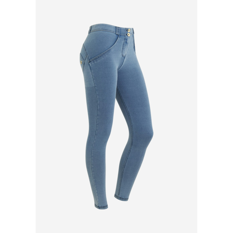 Freddy WR.UP® Eco Denim - Regular Waist Skinny - J107B - Denim Light Blue - Blue Seam