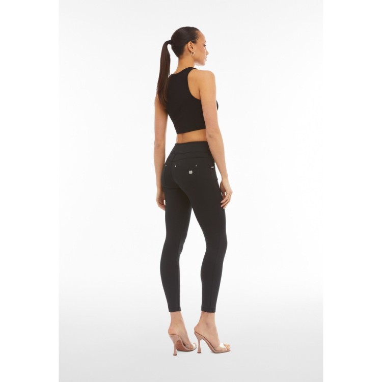 Freddy N.O.W.® Eco Yoga Tech Comfort Pants - Mid Waist Skinny - Black