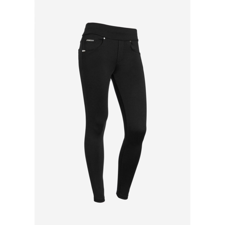 Freddy N.O.W.® Eco Yoga Tech Comfort Pants - Mid Waist Skinny - Black