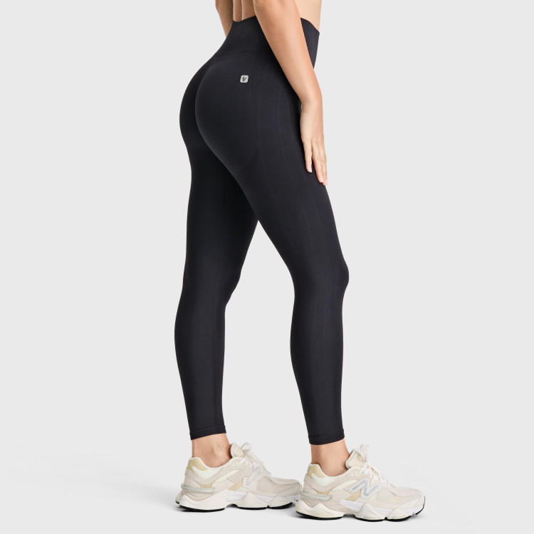 Freddy Seamless Sport Leggings - 7/8 - High Waist - N0 - Black