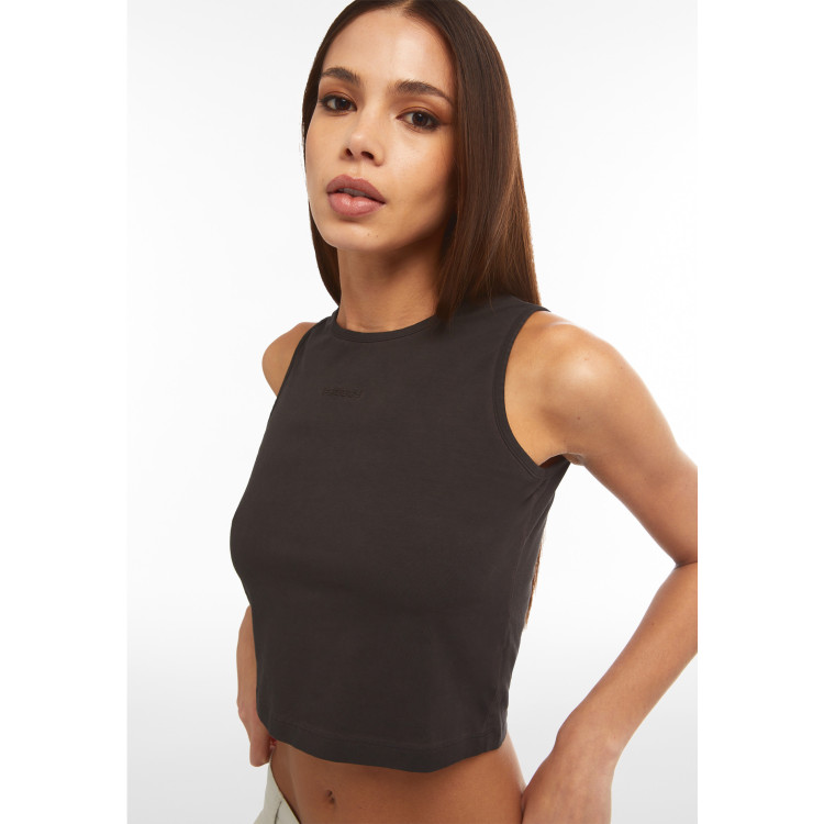 Freddy Crop Top - Cold Dyed - Beige