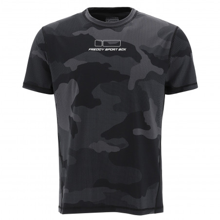 Men's Breathable T-Shirt - CAM12G - Grey Camouflage
