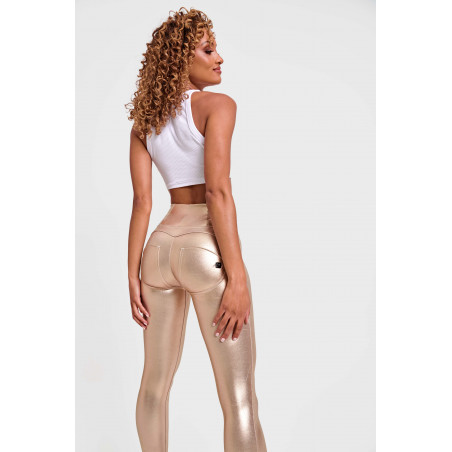 WR.UP® High Waist Skinny - Coated Performance Fabric - 013 - Gold