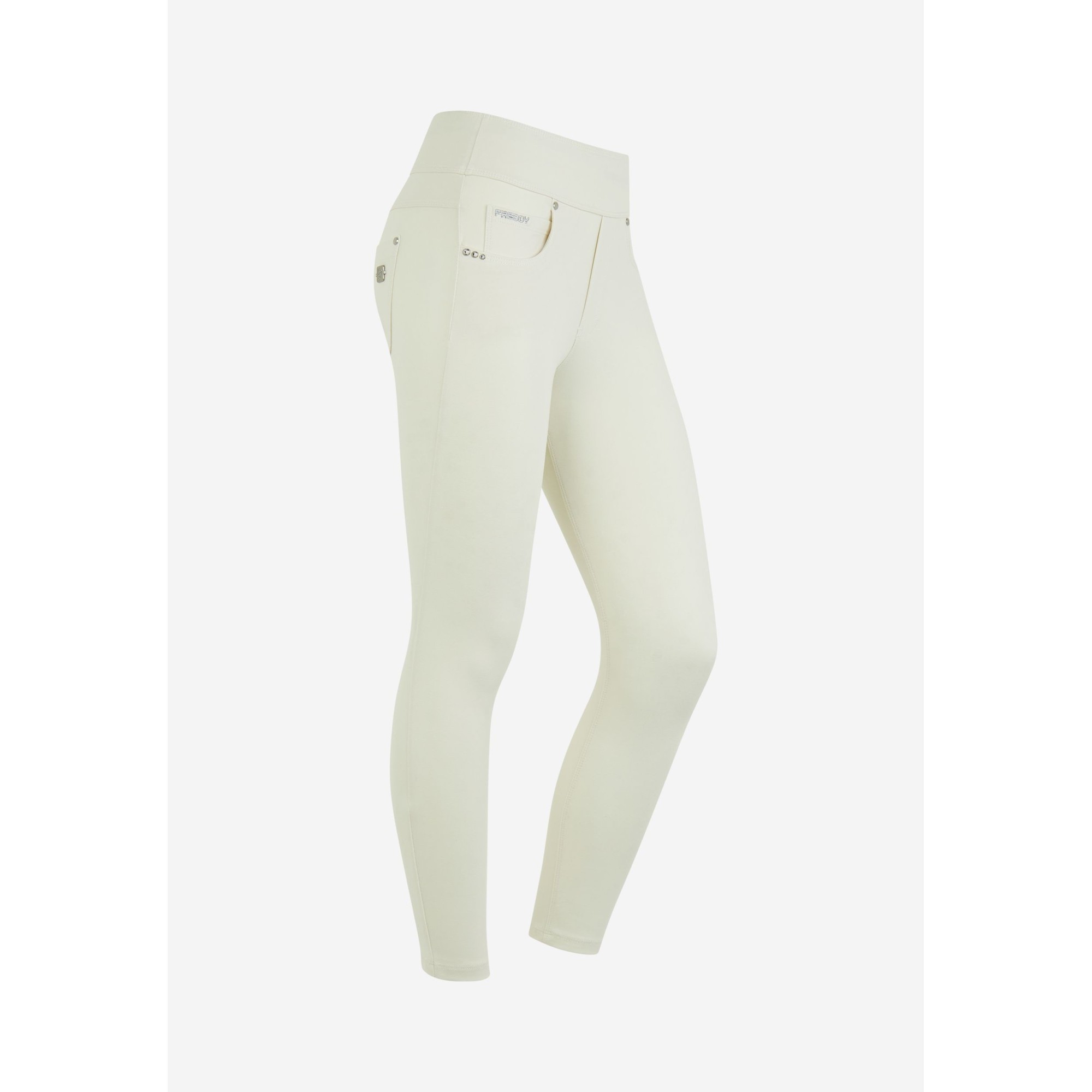 Freddy N.O.W.® Yoga Pants - 7/8 Mid Waist Super Skinny - I35 - White