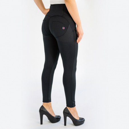 WR.UP® 1/1000 - D.I.W.O.® - High Waist Super Skinny With Buttons - Black - N0