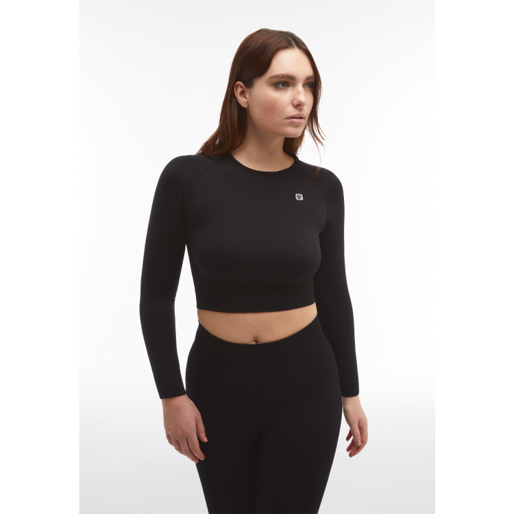 Freddy Seamless Sport Top - Long Sleeves - N0 - Black