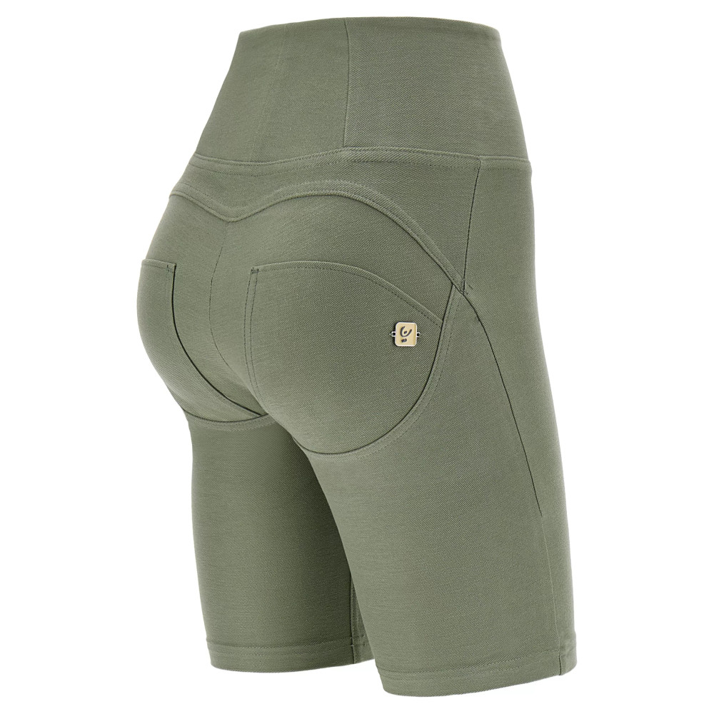 Freddy WR.UP® Drill Biker Shorts - High Waist - V135 - Green