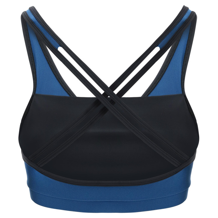 Bio D.I.W.O Yoga Top - Made in Italy - B107B - Blu Vienna