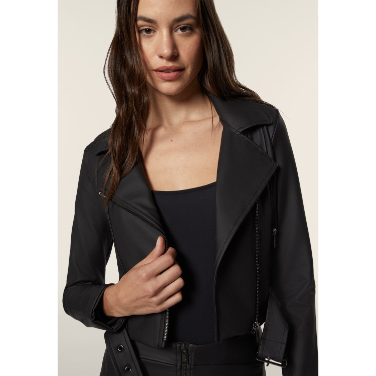 Freddy Biker Jacket - Black - N