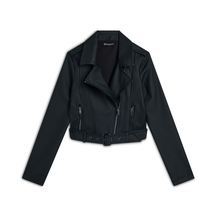 Freddy Biker Jacket - Black - N