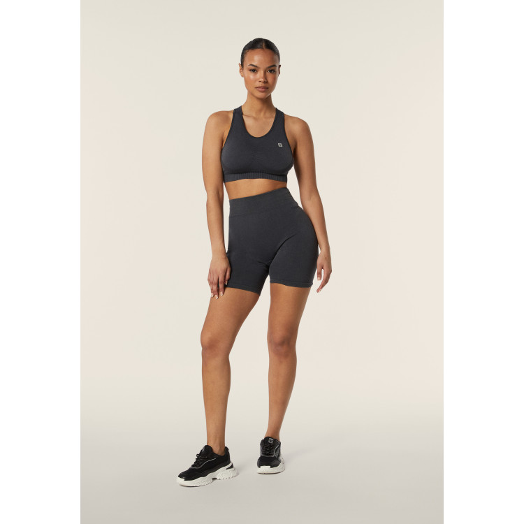 Freddy Seamless Sport Long Shorts - Black - NUS