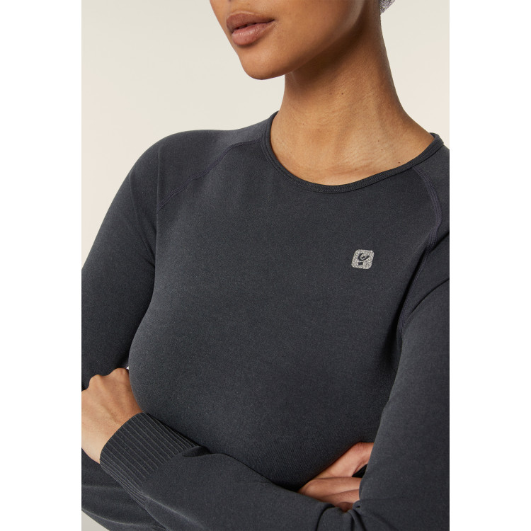 Freddy Seamless Sport Top - Cropped - Black - NUS