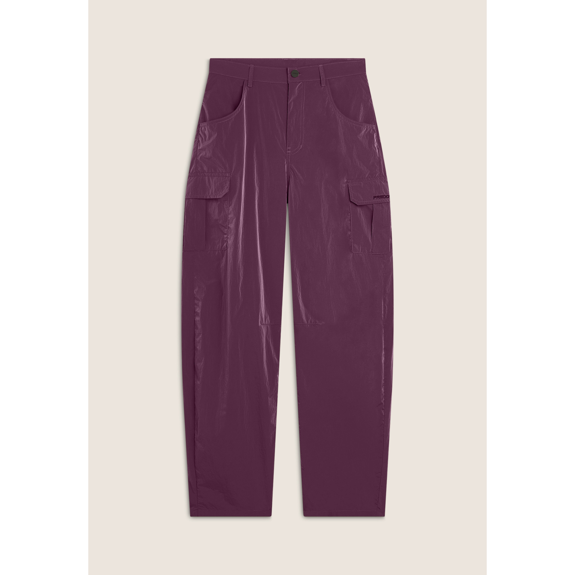 Freddy Cargo Pants - Nylon - Purple - E61