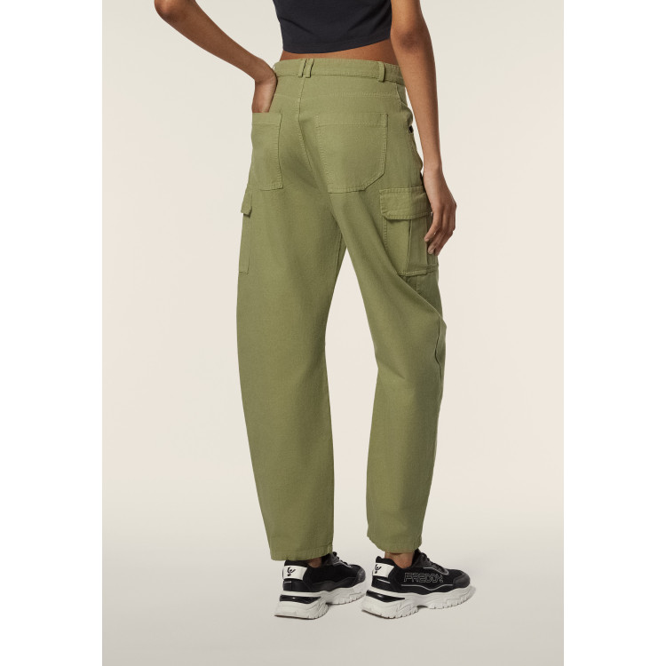 Freddy Cargo Pants - Canvas - Green - V135X