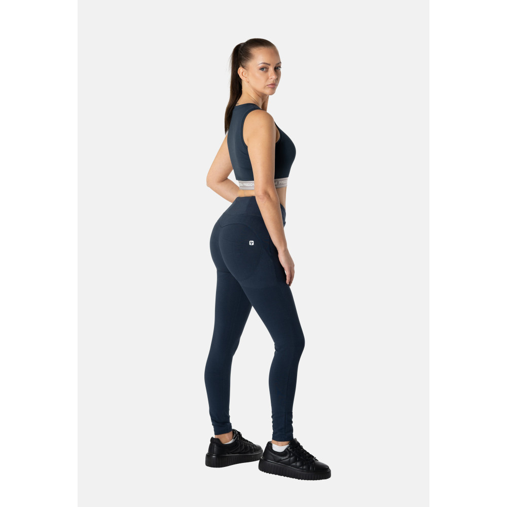 Freddy WR.UP® Yoga Pants - 7/8 High Waist Super Skinny - B94 - Dark Blue