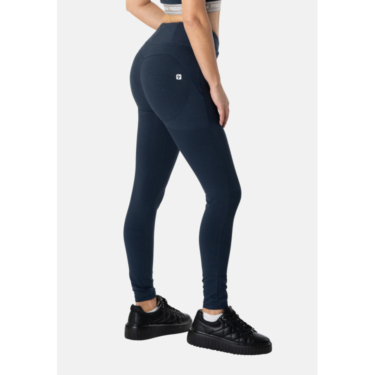 Freddy WR.UP® Yoga Pants - 7/8 High Waist Super Skinny - B94 - Dark Blue