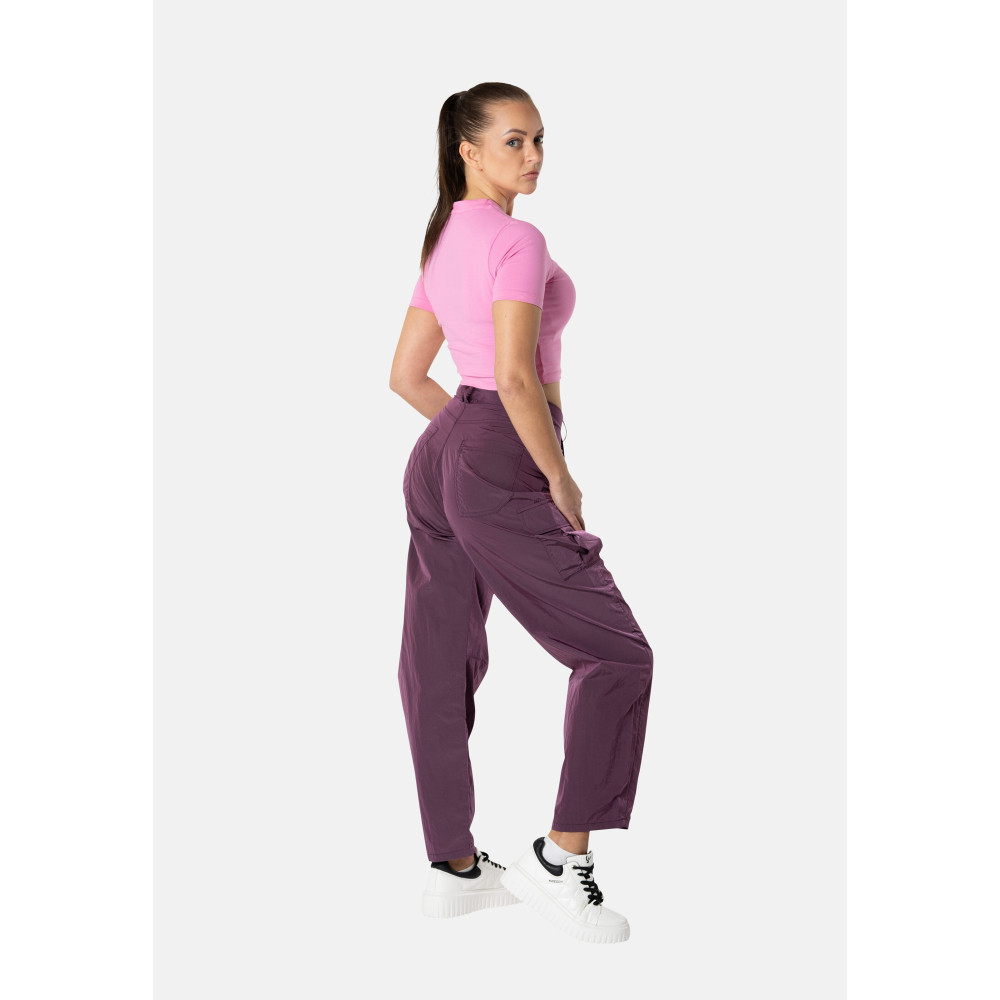 Freddy Cargo Pants - Nylon - Purple - E61