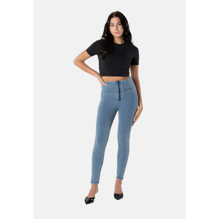 Freddy WR.UP® Eco Denim - High Waist Skinny - J107B - Denim Light Blue - Blue Seam