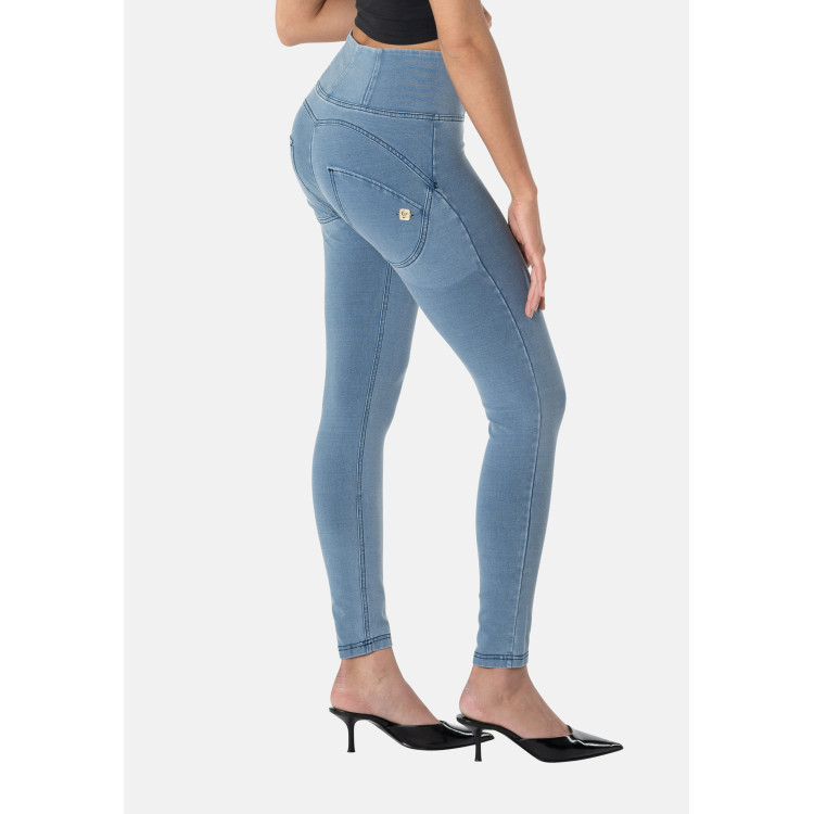 Freddy WR.UP® Eco Denim - High Waist Skinny - J107B - Denim Light Blue - Blue Seam