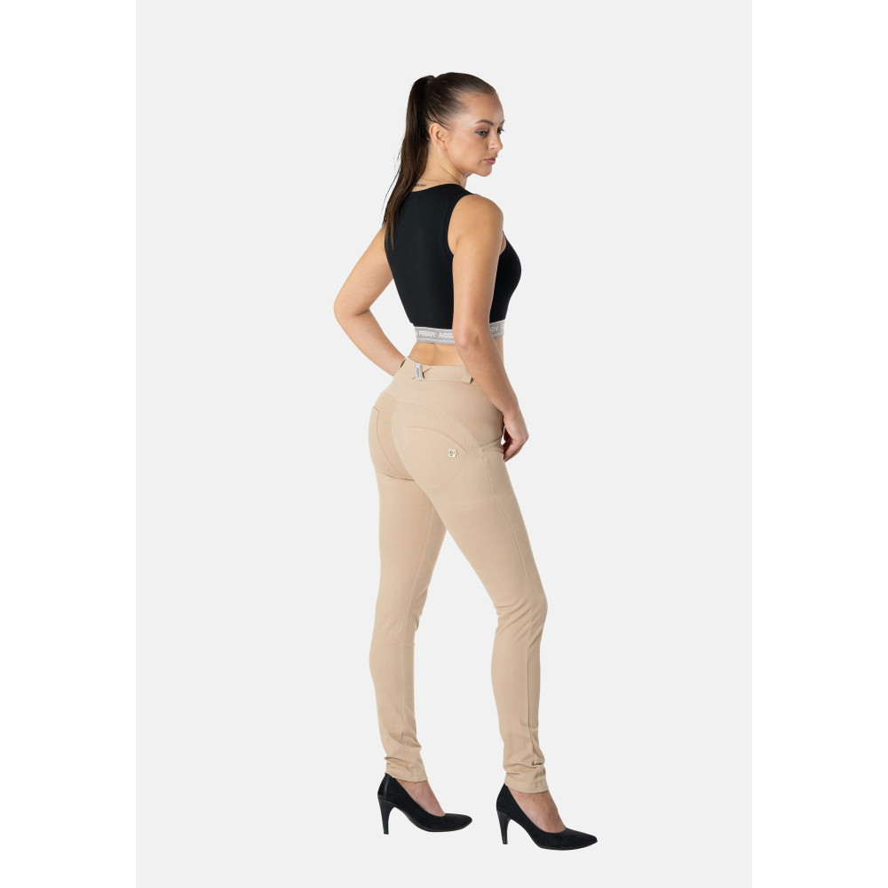 Freddy WR.UP® Drill Push-Up Pants - Regular Waist Skinny - M35 - Light Brown