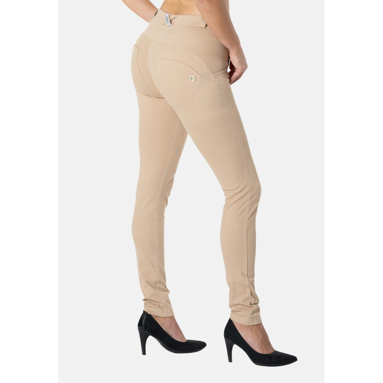 Freddy WR.UP® Drill Push-Up Pants - Regular Waist Skinny - M35 - Light Brown