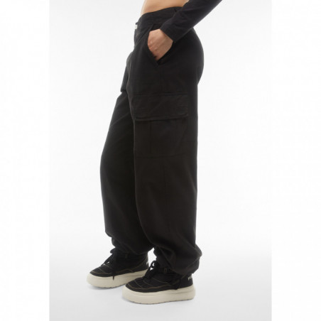 Garment-dyed cargo trousers in canvas - NX