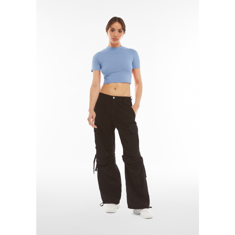 Freddy Slim-Fit Crop Top - Garment-Dyed - Blue